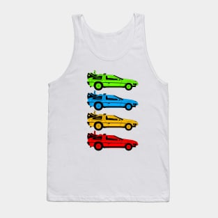 Delorian Time Machines Tank Top